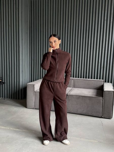 Костюм жіночий з двостороннього флісу S-M, L (4кол) "MUSE" недорого від прямого постачальника 2PLGU1432-139v фото