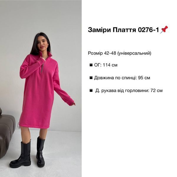 Платье свободного кроя тринитка на флисе 42-48 (4цв) "AVStyle" недорого от прямого поставщика AV4904-0276-1r фото