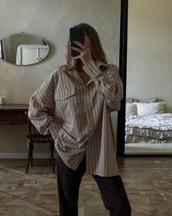 Сорочка жіноча в смужку котон S-L (3кв) "Cult" від прямого постачальника Sin1490-2048r фото