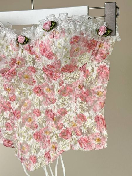 Корсет жіночий S, M "OPTSHOP" недорого від прямого постачальника RIN1553-1314_пр_цветы_v фото