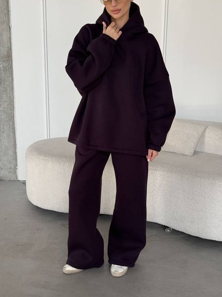 Костюм женский из трехнитки на флисе ONE SIZE (2цв) "RUSNAK" недорого от прямого поставщика APR19-634v фото
