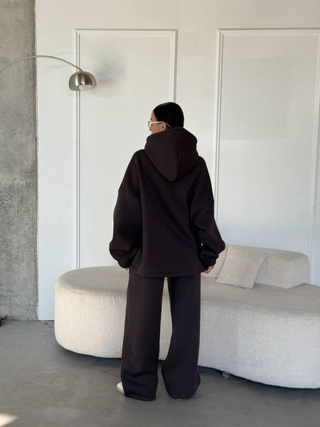 Костюм женский из трехнитки на флисе ONE SIZE (2цв) "RUSNAK" недорого от прямого поставщика APR19-634v фото