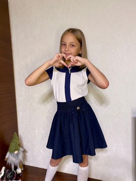 Юбка из мадоны для девочек 116, 122, 128, 134, 140, 146, 152 (2цв) "BRYKINA" недорого от прямого поставщика 2PLGU1077-064v фото