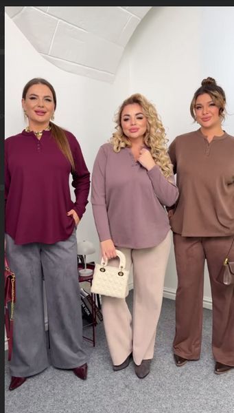 Лонгслів жіночий трbкотаж рубчік 50-52, 54-55, 58-60, 62-64 (4цв.) "MALUK" недорого від прямого постачальника Av4907-2126a фото