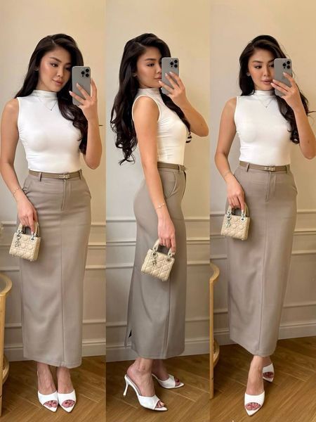 Юбка женская из костюмки 42-44, 46-48, 50-52 (4цв) "ALINA" недорого от прямого поставщика 2PLGU771-2035_v фото