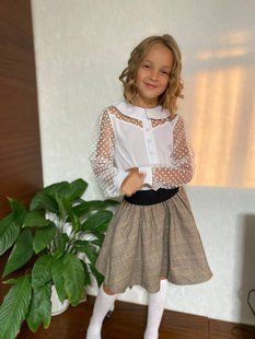 Юбка для девочек 122, 128, 134, 140, 146, 152 (2цв) "BRYKINA" недорого от прямого поставщика 2PLGU1077-1064v фото