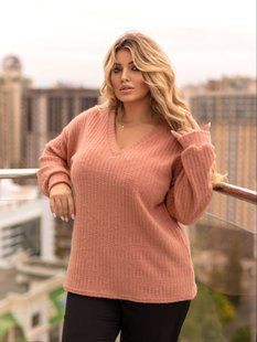 Кофта женская трикотаж вязка 50-52, 54-56, 58-60, 62-64 (2 цв.) "MaNaShop" недорого от прямого поставщика Rin2315-201-1t фото