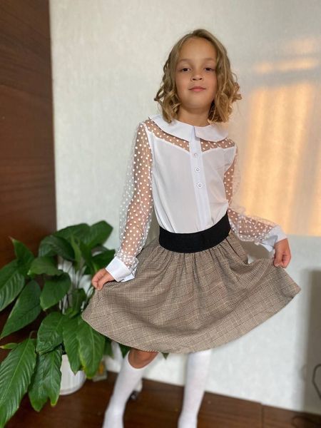 Юбка для девочек 122, 128, 134, 140, 146, 152 (2цв) "BRYKINA" недорого от прямого поставщика 2PLGU1077-1064v фото