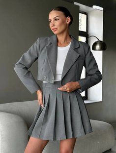 Костюм 2-ка женский (жакет+юбка) костюмка 42-44; 46-48 (3цв) "INDRESS" от прямого поставщика Sin1491-426t фото
