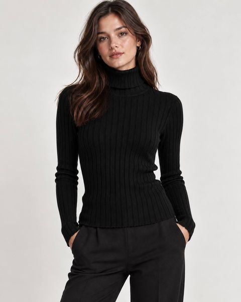 Гольф женский из широкого рубчика 42-46, ONE SIZE (9цв) "ZEFIR" недорого от прямого поставщика Sin1012-1503v фото