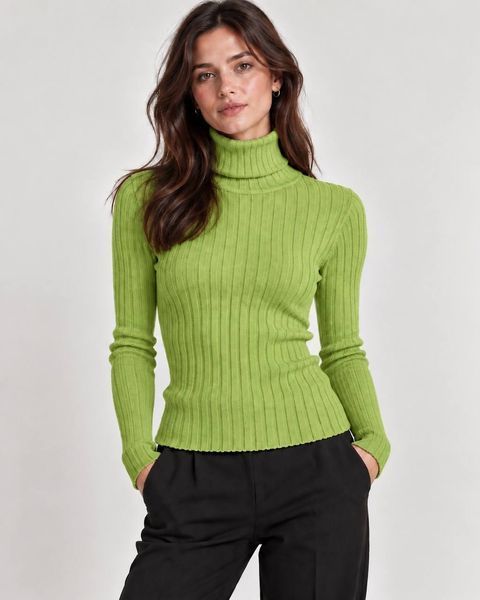 Гольф женский из широкого рубчика 42-46, ONE SIZE (9цв) "ZEFIR" недорого от прямого поставщика Sin1012-1503v фото
