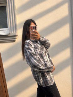 Стильная женская рубашка в клетку из фланели с деликатными камнями oversize (4цв) "ASPERAMO" недорого от прямого поставщика Rin1545-7101_пр_кл_сер_бел_чер_кр_v фото