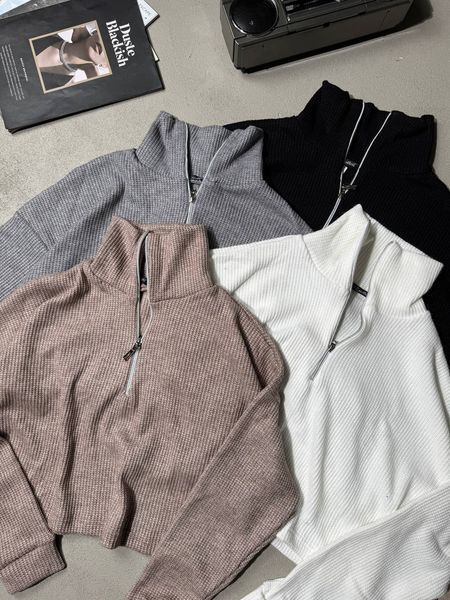 Женская трикотажная кофта на молнии с высоким воротником 42-46, ONE SIZE (4цв) "FORMULA" недорого от прямого поставщика APR106-114v фото