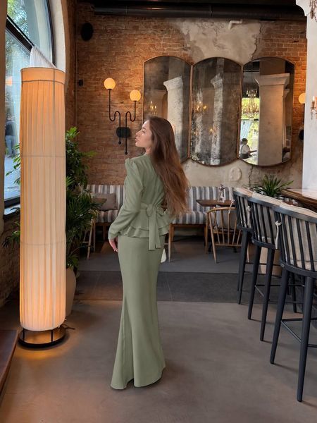 Костюм жіночий з костюмки високої якості S, M, L, XL (7кол) "RYSLANA" недорого від прямого постачальника SIN1498-5740-1v фото