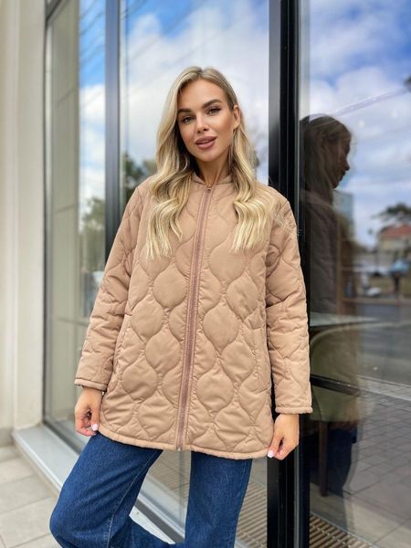 Куртка женская стеганная плащевка Эмми 42-44, 46-48, 50-52 (3цв) "MILANO LOOK" от прямого поставщика 2PLGU1052-511t фото