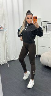 Лосины женские из микродайвинга 42-44, 46-48, 50-54 (3цв) "MERIART" недорого от прямого поставщика Av4922-200_лого_M_A_v фото