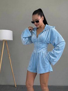 Костюм жіночий з велюру 42, 44, 46, 48 (4кол) "MIA BRAND" недорого від прямого постачальника SIN817-355v фото