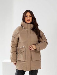 Куртка жіноча зимова з капюшоном M, L, XL, 2XL "IGOR" від прямого постачальника Rin4950-8310t фото