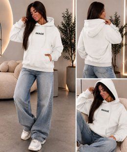 Худи унисекс из трехнитки с капюшоном и карманом-кенгуру 42-48, ONE SIZE (3цв) "BONJOUR" недорого от прямого поставщика RIN1551-002v фото