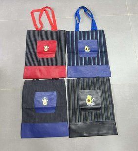 Сумка-шопер жіноча текстильна з ручками 41*33,5 см. (4 цв.) "STYLE BOX" від прямого постачальника GU3614-070809fi фото
