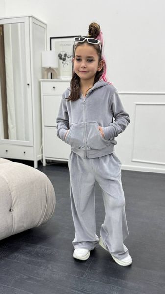 Костюм для дівчинки з велюру 116, 122, 128, 134, 140, 146 (5кол) "CAPRIZZ MODA" недорого від прямого постачальника Sin811-003v фото
