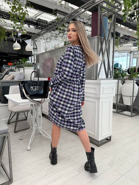 Платье женское в клетку коттон с байкой 42-44,46-48 "TasaShop" от поставщика 2PLBEG1397-392/5t_3 фото