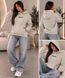 Худи унисекс из трехнитки с капюшоном и карманом-кенгуру 42-48, ONE SIZE (3цв) "BONJOUR" недорого от прямого поставщика RIN1551-002v фото 2