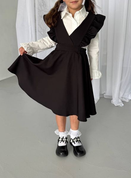 Сукня шкільна з костюмки барбі 116, 122, 128, 134, 140 (3кол) "CAPRIZZ MODA" недорого від прямого постачальника Rin2501-010v фото