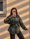 Стильная женская рубашка в клетку из фланели с деликатными камнями oversize (4цв) "ASPERAMO" недорого от прямого поставщика Rin1545-7101-1_пр_кл_зел_кор_чер_бел_v фото 4