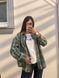 Стильная женская рубашка в клетку из фланели с деликатными камнями oversize (4цв) "ASPERAMO" недорого от прямого поставщика Rin1545-7101_пр_кл_син_зел_жел_сер_v фото 1