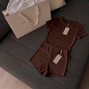 Комплект топ і шорти жіночий з натурального віскози 42-46, ONE SIZE (4кол) "BLABLADRESS" недорого від прямого постачальника SIN824/825-1742v фото