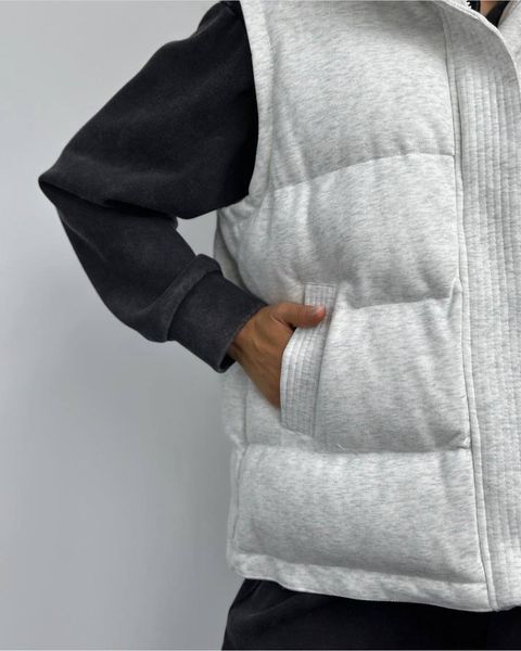 Жилетка жіноча з трьохнитки з синтепоном 42-46 (3кол) "PAPAFASHION" недорого від прямого постачальника RAZG6260-4108v фото
