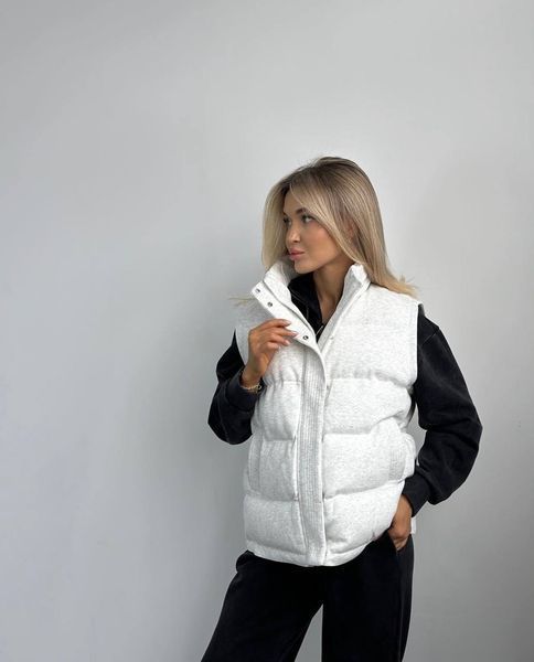 Жилетка жіноча з трьохнитки з синтепоном 42-46 (3кол) "PAPAFASHION" недорого від прямого постачальника RAZG6260-4108v фото