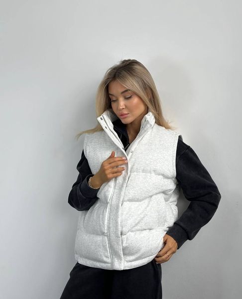 Жилетка жіноча з трьохнитки з синтепоном 42-46 (3кол) "PAPAFASHION" недорого від прямого постачальника RAZG6260-4108v фото
