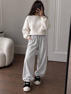 Джоггеры женские из трехнитки на флисе 42, 48 (4цв) "MIA BRAND" недорого от прямого поставщика SIN817-183_v фото