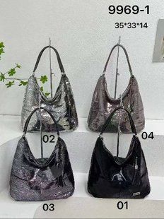 Жіноча сумка хобо з декоративним китичкою 35*33*14 см (5кол) "SIERRA" недорого від прямого постачальника GU3527-9969-1v фото