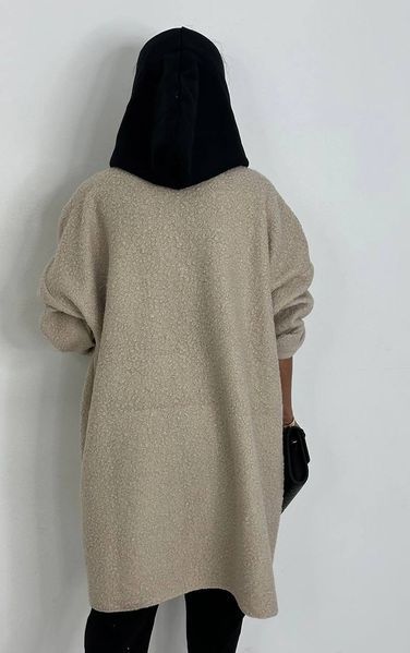 Кардиган женский барашек-букле+трехнитка 50-52,54-56,58-62 (2цв) "SWEET" неорого от прямого поставщика Rin2321-217t фото