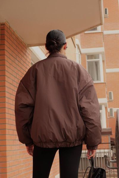 Бомбер теплый плащевка + синтепон 200 S-M, M-L (3 скол ) "MARKOVA" недорого от прямого поставщика 2PLBEG764-1837a фото