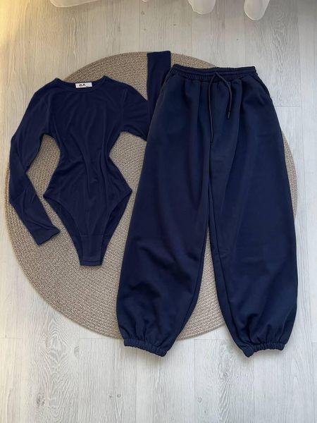 Спортивный костюм женский (боди+джоггеры) XS/S, M/L (5 цв.) "VIVID" от прямого поставщика 2PLGU1436-591i фото