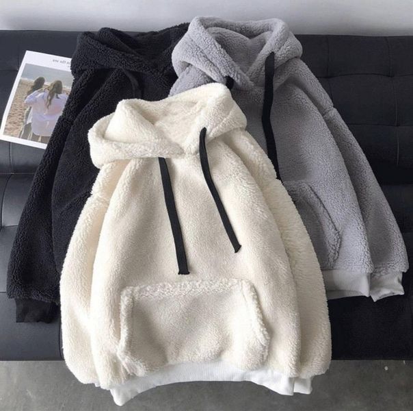 Худі жіноче хутро Тедді з капюшоном 42-48 oversized (3 цв.) "BUTIK" від прямого постачальника Sin1528-195i фото