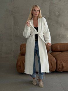 Жіночий кардиган альпака з поясом one size S-XL (5 кв) "Cult" від прямого постачальника Sin1490-2085t фото