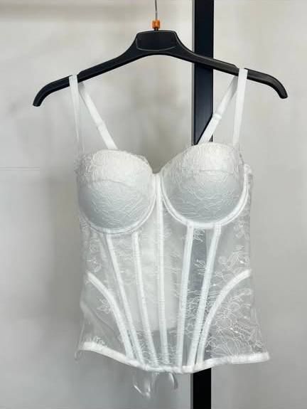 Корсет женский из легкой сетки с кружевом S, M, L (2цв) "ASPERAMO" недорого от прямого поставщика Rin1545-6508v фото
