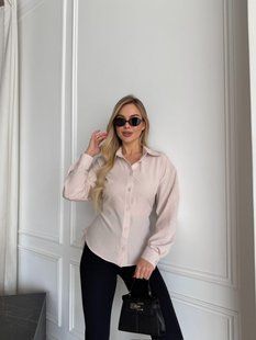 Сорочка жіноча євро-софт на ґудзиках S, M, L, XL "RemiStore" від прямого постачальника Razg3591-SV687i_2 фото