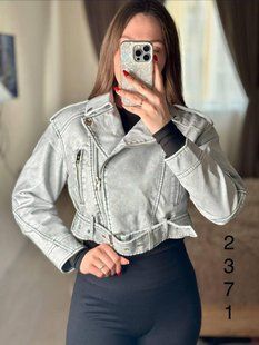 Косуха жіноча з екошкіри на блискавці XL "BONJOUR" від прямого постачальника Rin1551-2371i фото