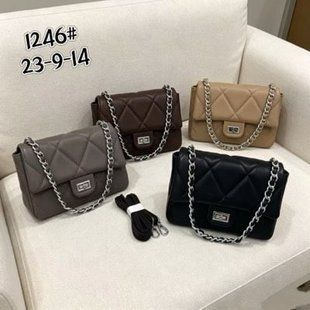 Женская сумка через плечо с клапаном на цепочке 23*9*14 см (4цв) "MARCO" недорого от прямого поставщика GU3509-1246v фото
