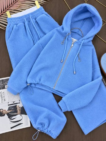 Костюм женский из флиса S-M, L-XL (7цв) "IRINA" недорого от прямого поставщика SIN1047-796_v фото