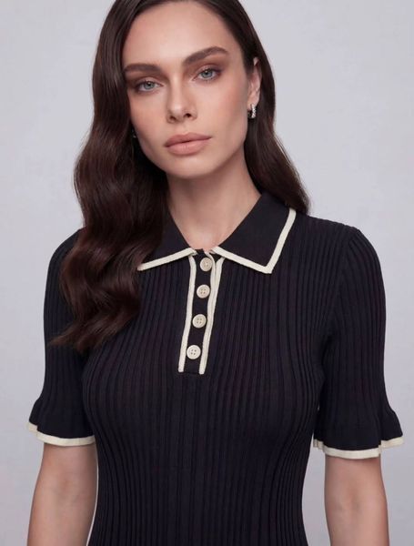 Платье женское из трикотажа в рубчик ONE SIZE (4цв) "NONAME" недорого от прямого поставщика 2PLGU1466-164v фото