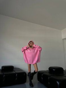 Худи унисекс из турецкой трехнитки на флисе S-L (5цв) "MUSE" недорого от прямого поставщика 2PLGU1432-044v фото