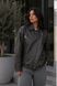 Косуха женская из экокожи с актуальным oversize-кроем S, M, L, XL, XXL "BONJOUR" недорого от прямого поставщика RIN1551-6616v фото 3