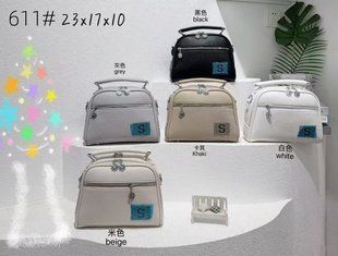 Жіноча сумка з декоративними підвісами 23*17*10 см (5кол) "SHENGMA" недорого від прямого постачальника GU3528-611_нашивка_v фото